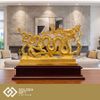 Tượng rồng thời Lý bằng đồng mạ vàng