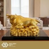Tượng Trâu vàng Tài Lộc