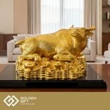 Tượng Trâu vàng Tài Lộc