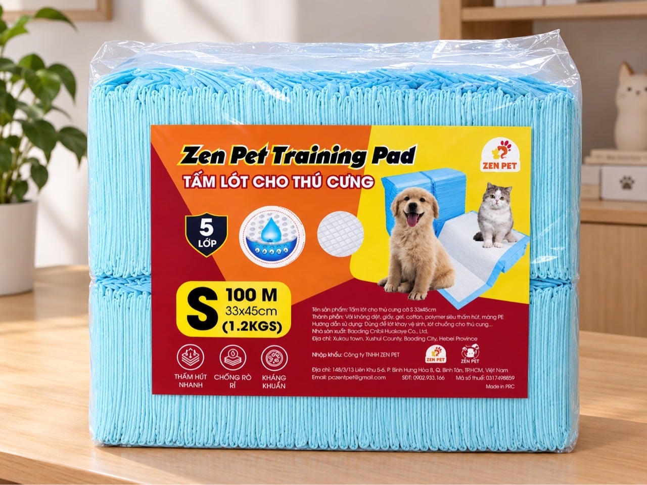  Tấm lót vệ sinh huấn luyện thú cưng Zen Pet 