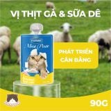  Thức ăn hỗn hợp hoàn chỉnh súp thưởng nắp vặn cho mèo FAENBEI 90g 