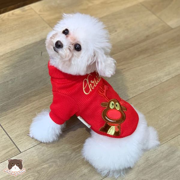  Áo noel cổ lọ tuần lộc 