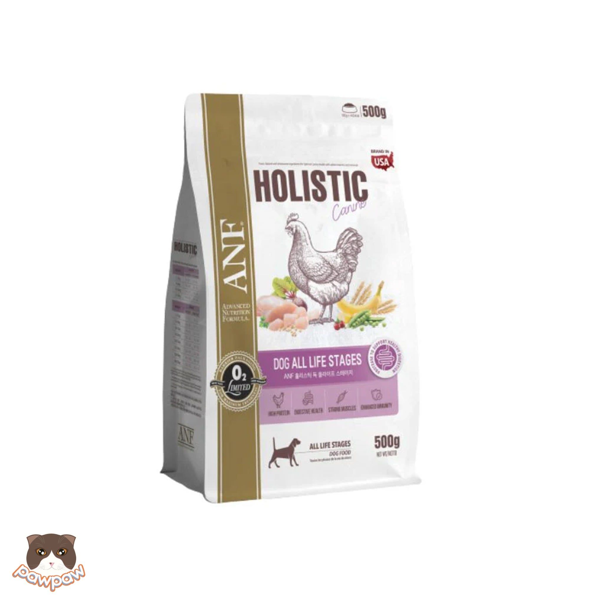  Thức ăn dinh dưỡng cho chó ANF Holistic 500g 