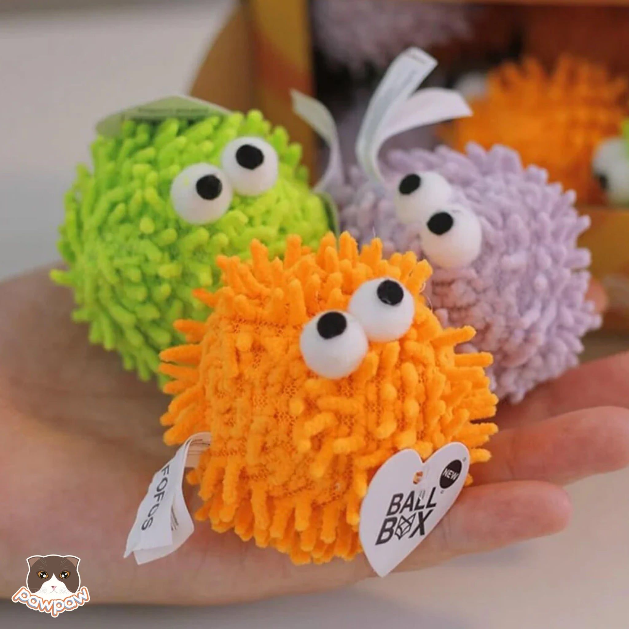  Đồ chơi cho mèo Fofos hình quả bóng hài hước 