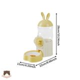  Bình nước gắn chuồng tai thỏ 