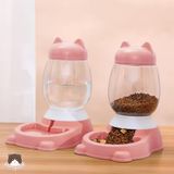  Bát ăn / bát uống tự động hình tai mèo 