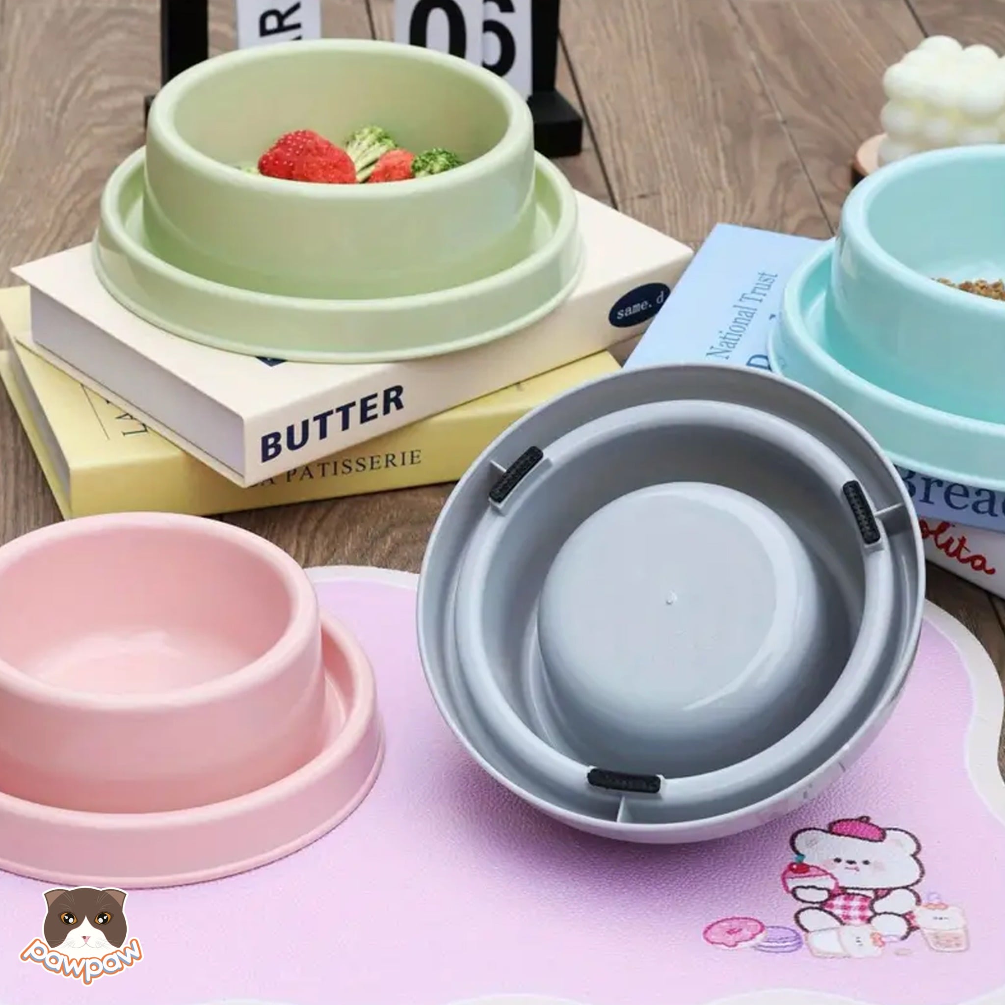  Bát ăn đơn nhựa chống kiến cho chó mèo 