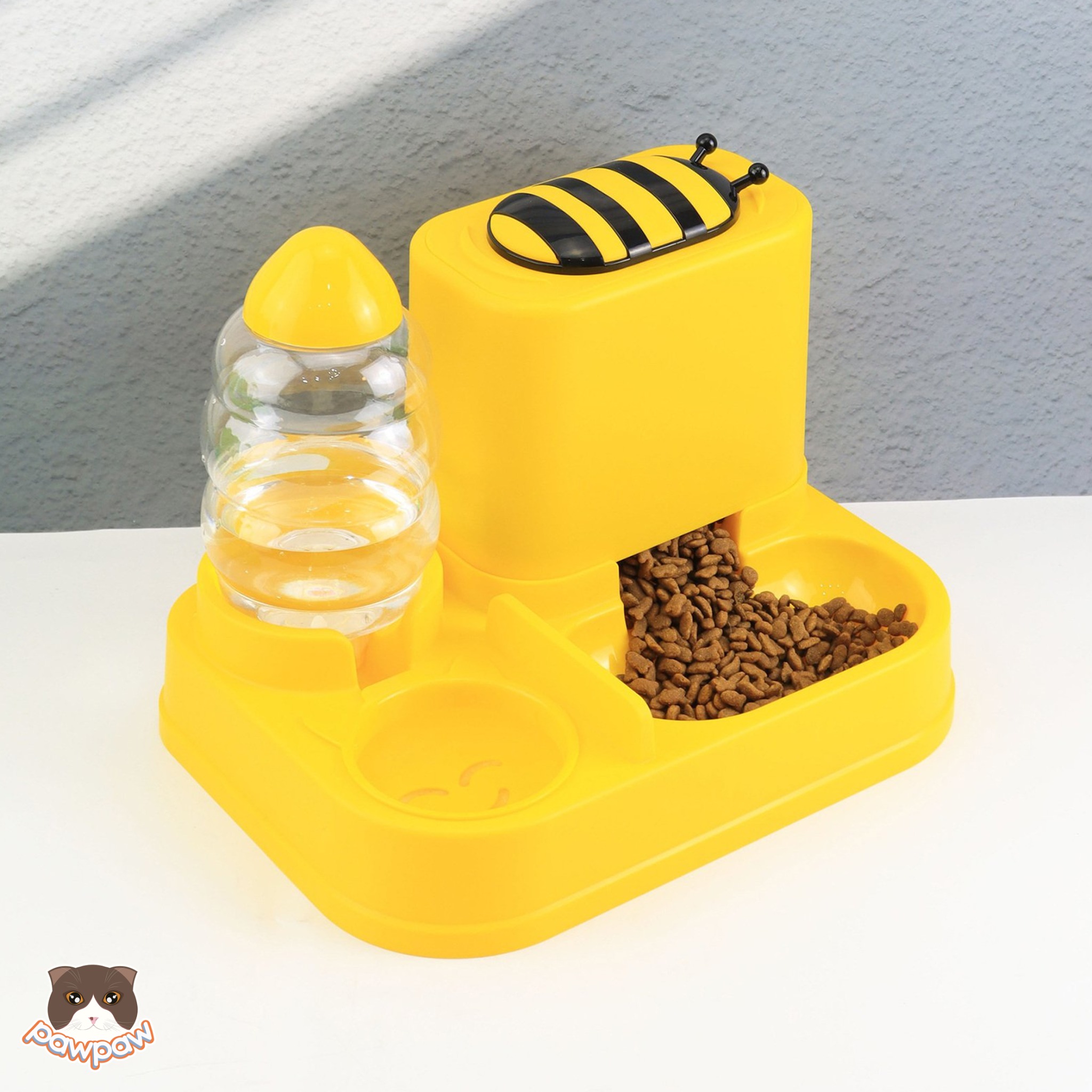  Bát ăn uống tự động con ong cho chó mèo 