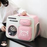  Balo chữ nhật 2 túi trước Moorpet cho chó mèo 