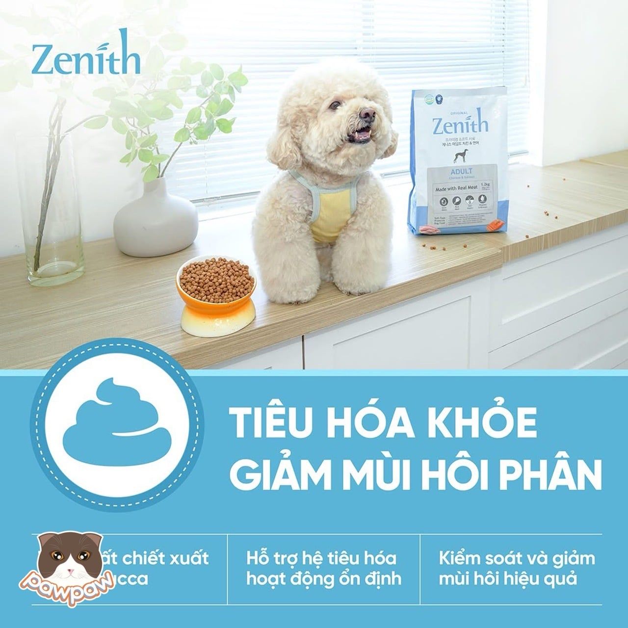  Hạt mềm Zenith cho chó trưởng thành - thịt gà & cá hồi 