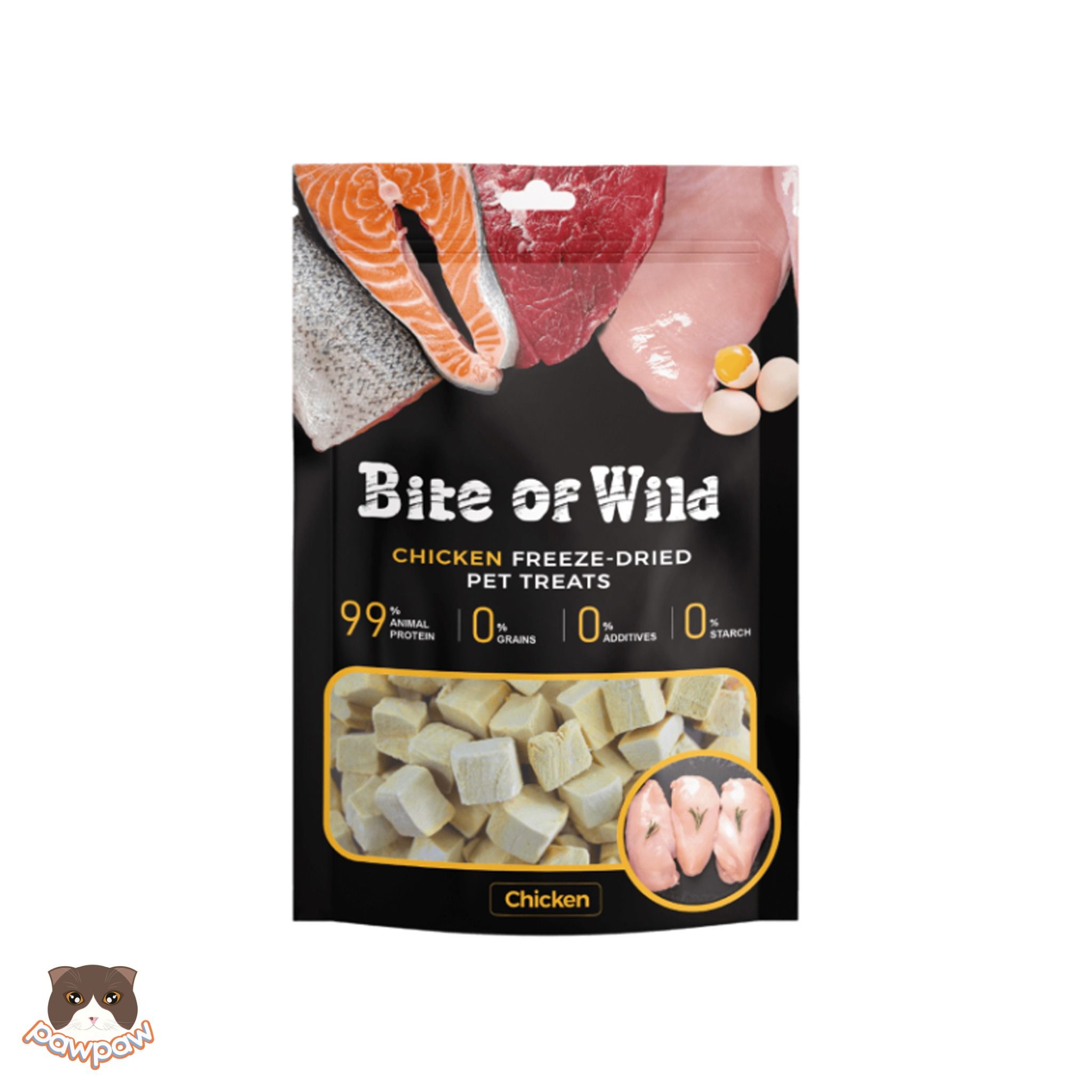  Thịt sấy Bite of Wild 40g cho chó mèo 