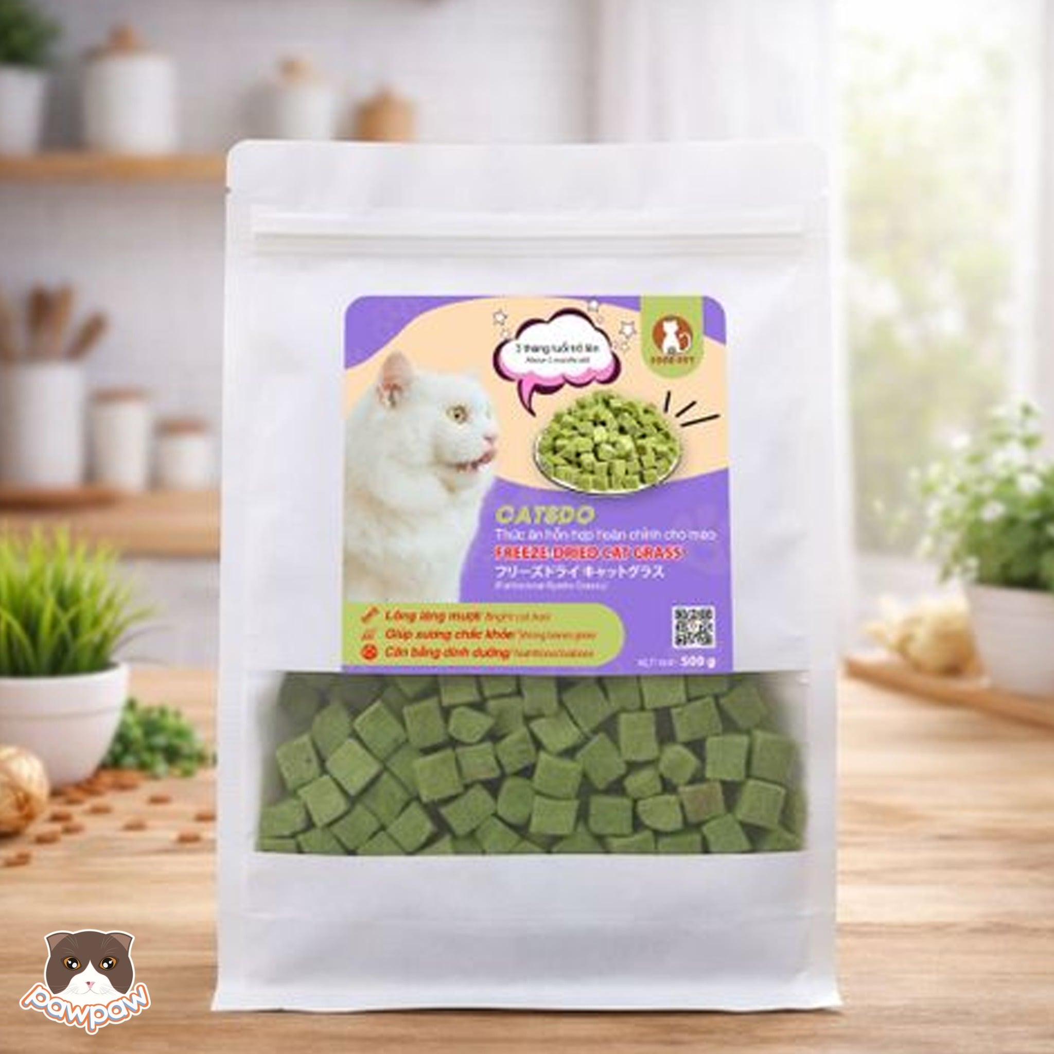  Cỏ sấy viên Catsdo cho mèo 