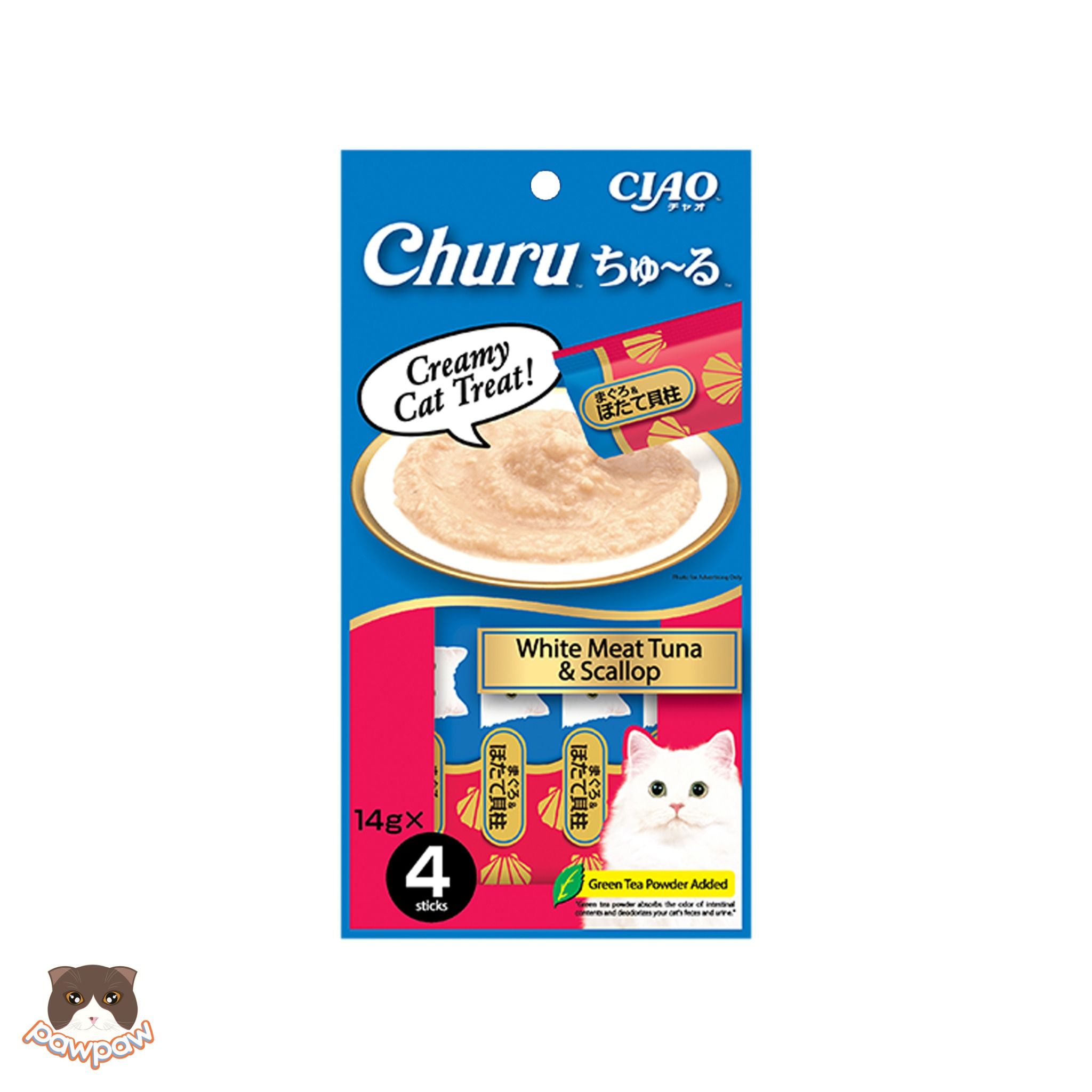  Súp thưởng Ciao Churu 4 thanh ( Thái ) cho mèo 