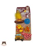  Đồ chơi cho mèo hình vịt cao bồi FOFOS - 6 món 