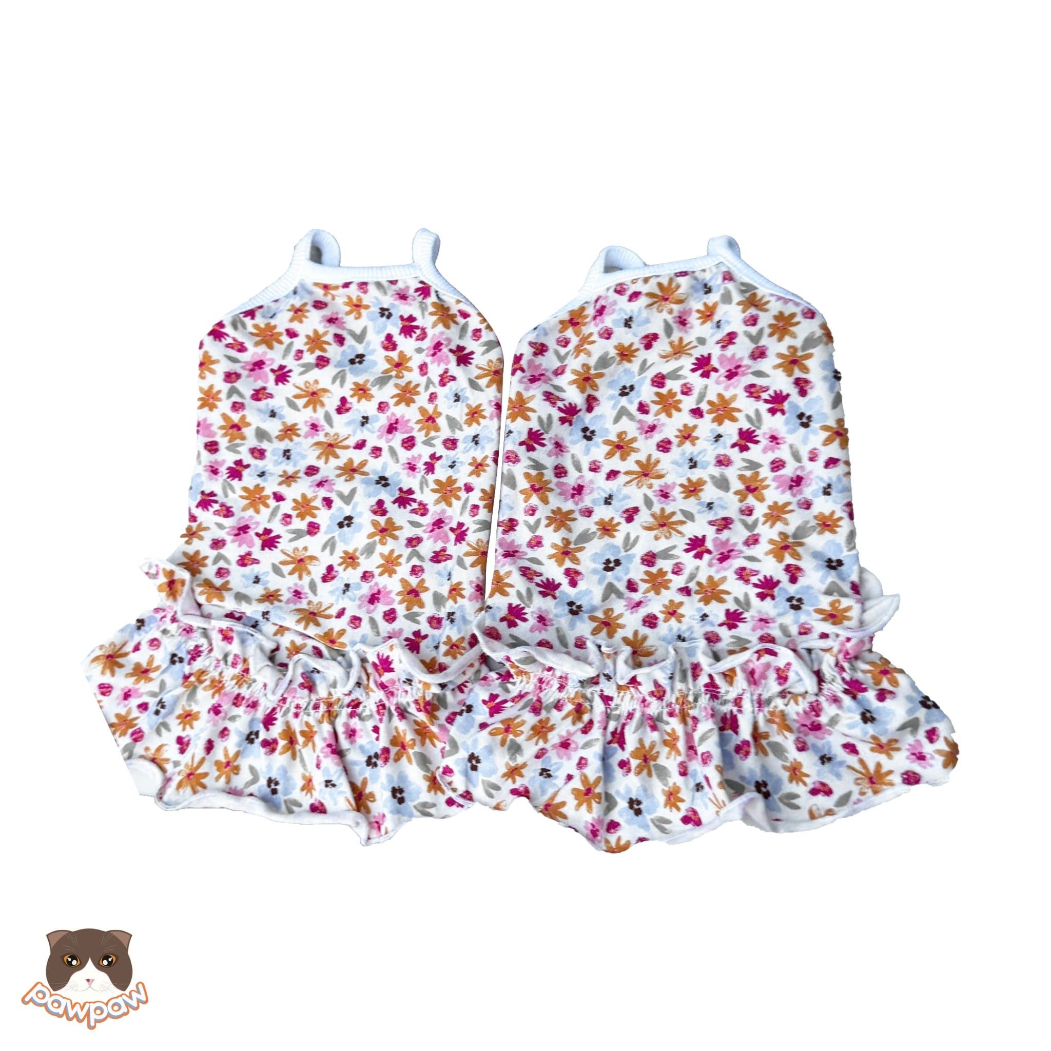  Đầm thun hoa đủ màu 