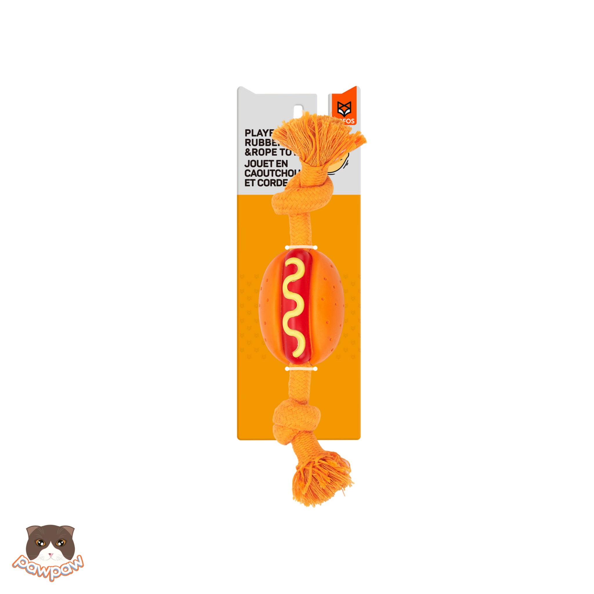  Đồ chơi cho chó FOFOS hình dây thừng Hot Dog 