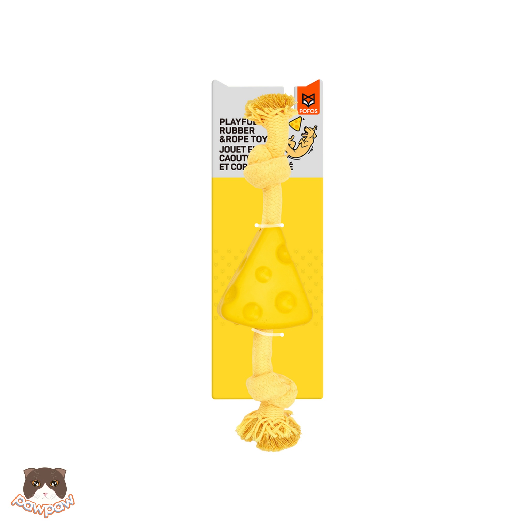  Đồ chơi cho chó FOFOS hình dây thừng Phô mai 