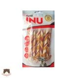  Que gặm da heo quấn gà INU cho chó 