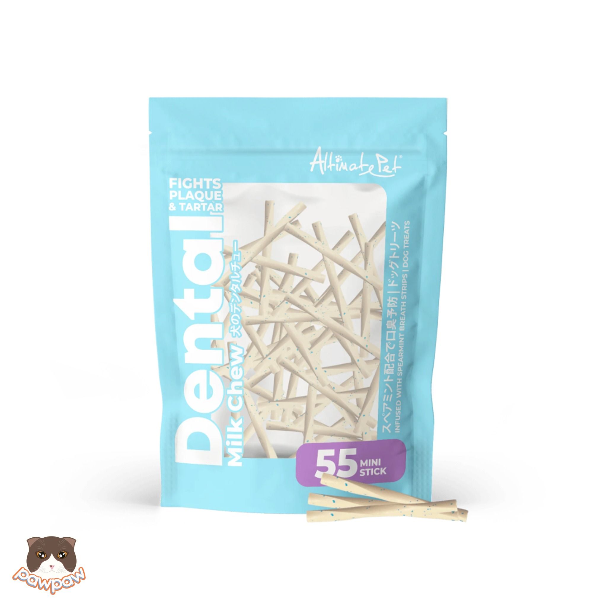  Thức ăn gặm sạch răng cho chó Dental Chews Mini Stick 150g 