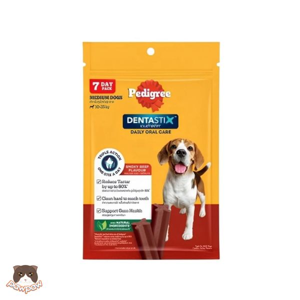  Bánh xương Pedigree chó lớn vị bò 172g (7 thanh) 