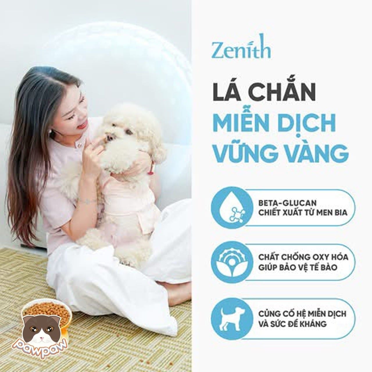  Hạt mềm Zenith cho chó trưởng thành - thịt gà & cá hồi 
