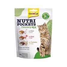  Snack Gimcat Nutri Pockets Country mix 150g cho mèo 