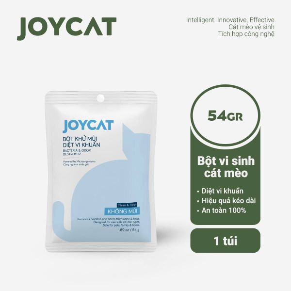  Bột vi sinh khử mùi Joycat túi 54g 