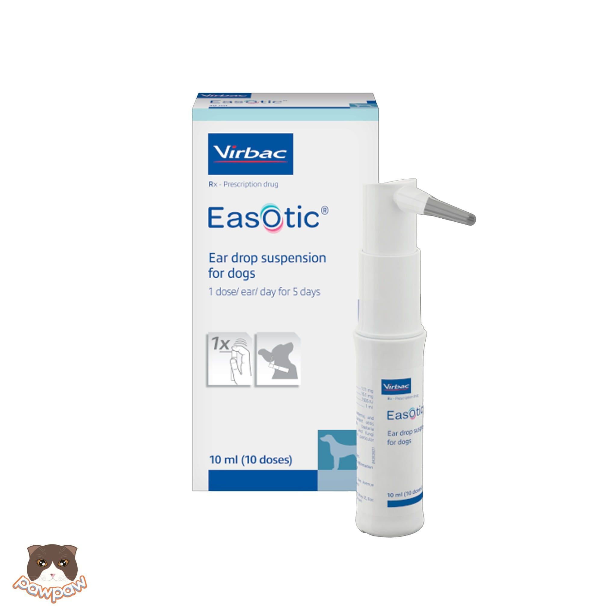  Xịt trị viêm tai Easotic Virbac 10ml cho chó mèo 