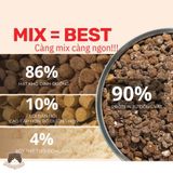  Thức ăn hạt cho mèo vị gà mix topping Cature Easy Farm Raw Coated Kibble Chicken 1.5kg 