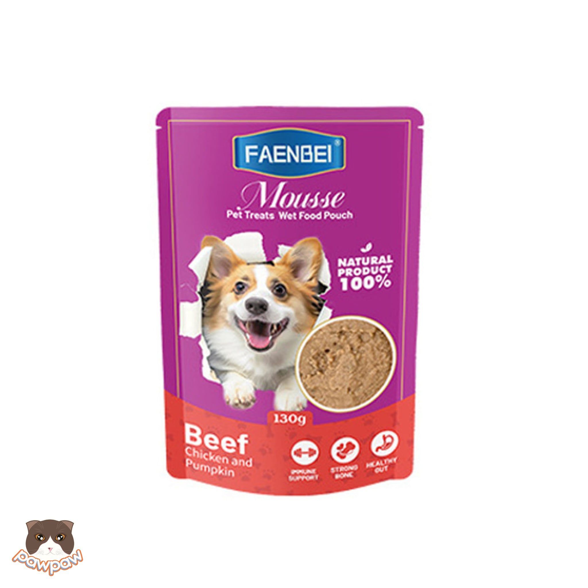  Pate Faenbei Mousse 130g cho chó 