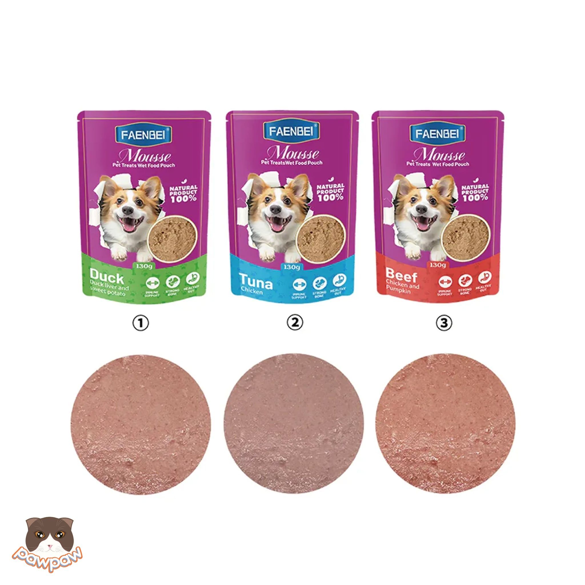  Pate Faenbei Mousse 130g cho chó 
