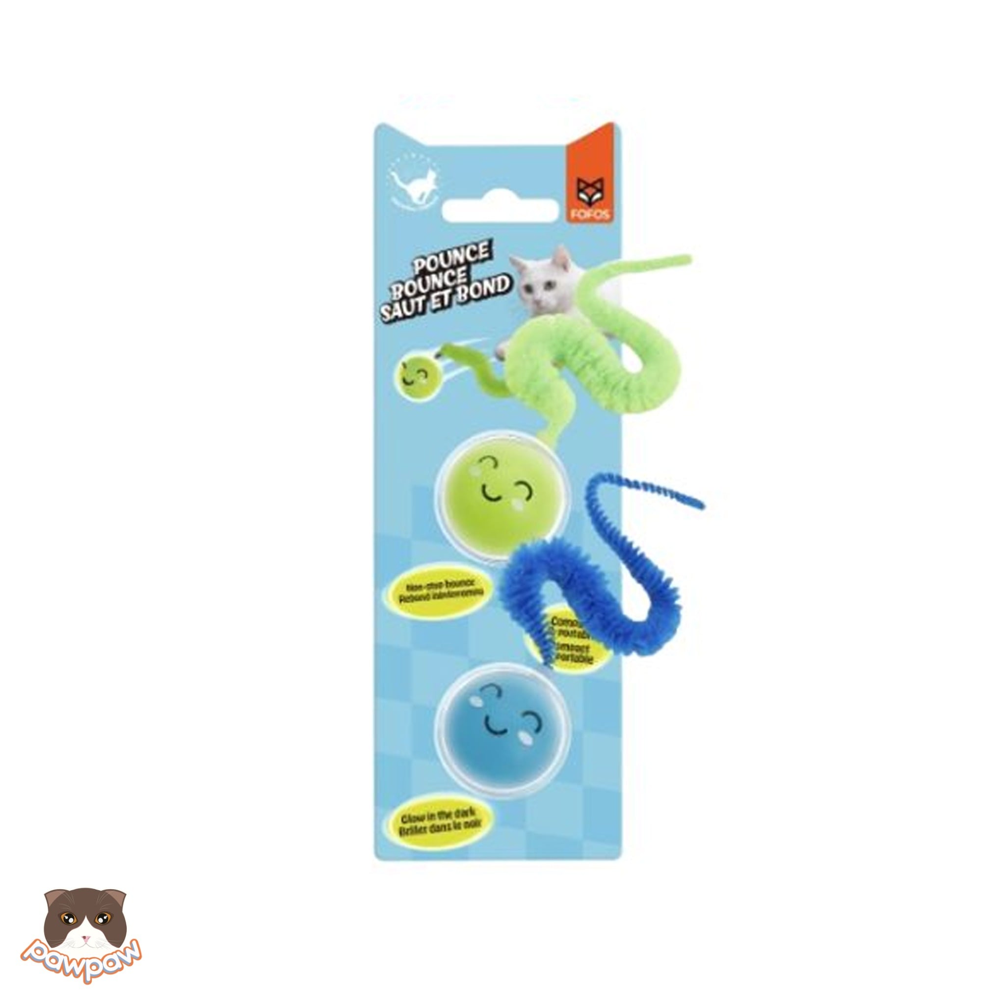  Đồ chơi cho mèo FOFOS bóng nảy phát sáng 