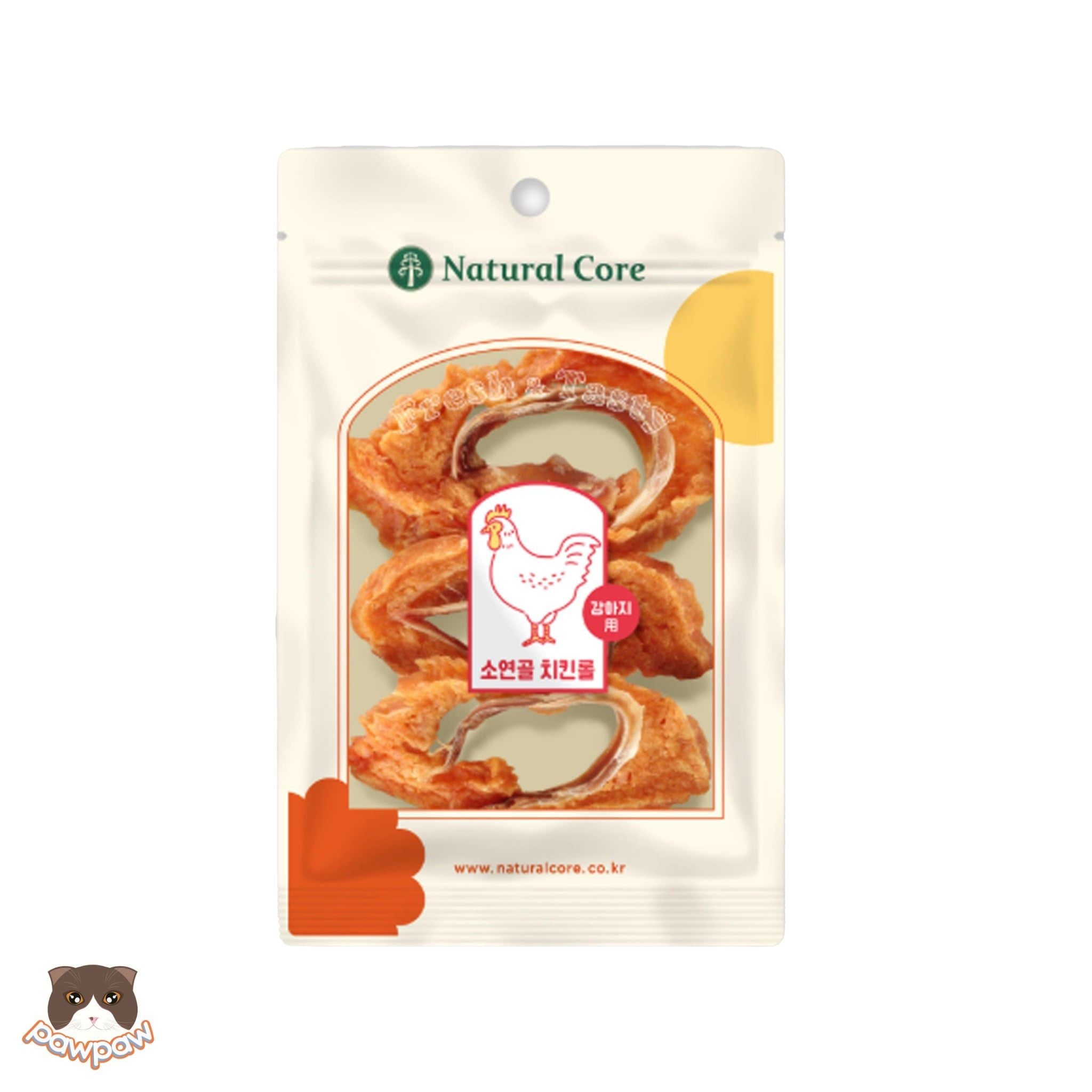  Thức ăn cho chó thịt gà cuộn sụn bò Natural Core Chicken Wrapped Beef Carlitage 65g 