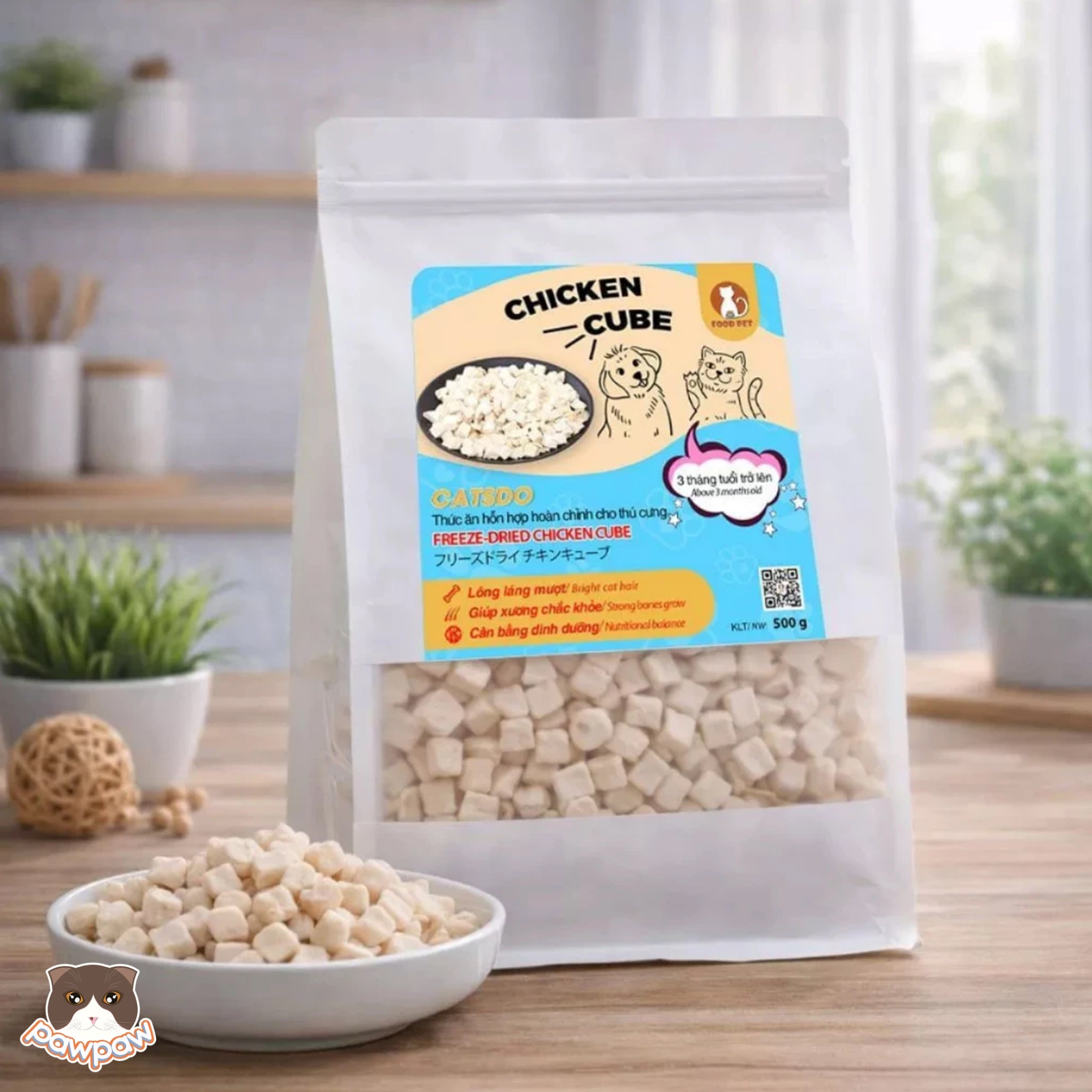  Gà sấy viên Catsdo cho thú cưng 