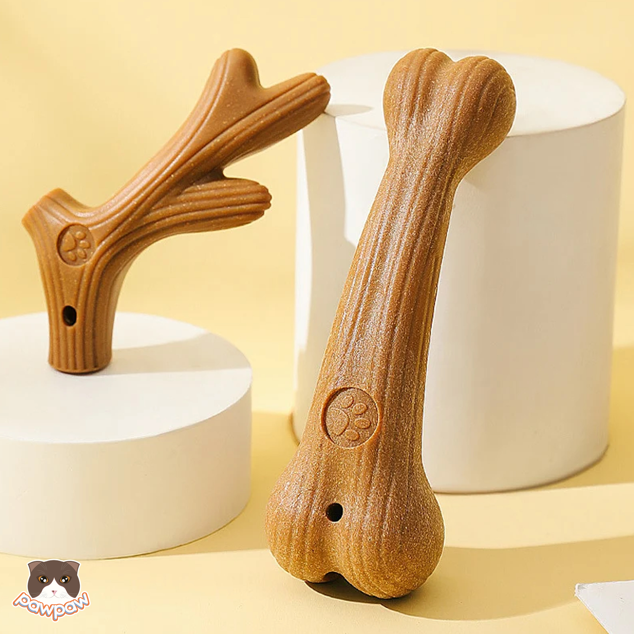  Đồ chơi gặm bằng gỗ thông cho chó 
