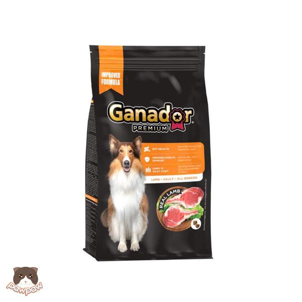  Thức ăn chó vị cừu Ganador Adult Lamb&Rice 3kg 