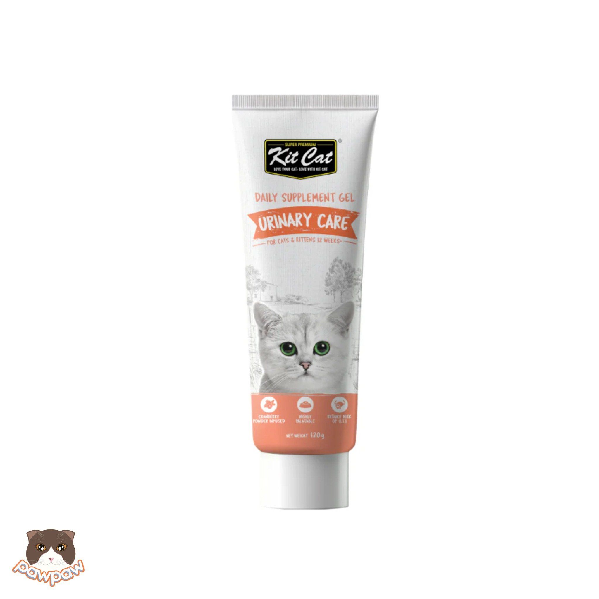  Gel dinh dưỡng Kitcat hỗ trợ hệ tiết niệu cho mèo 