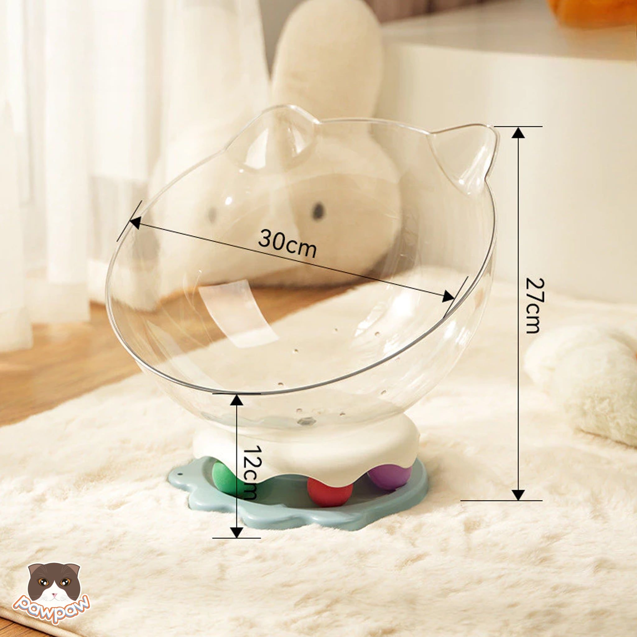  Giường trong suốt cho mèo 