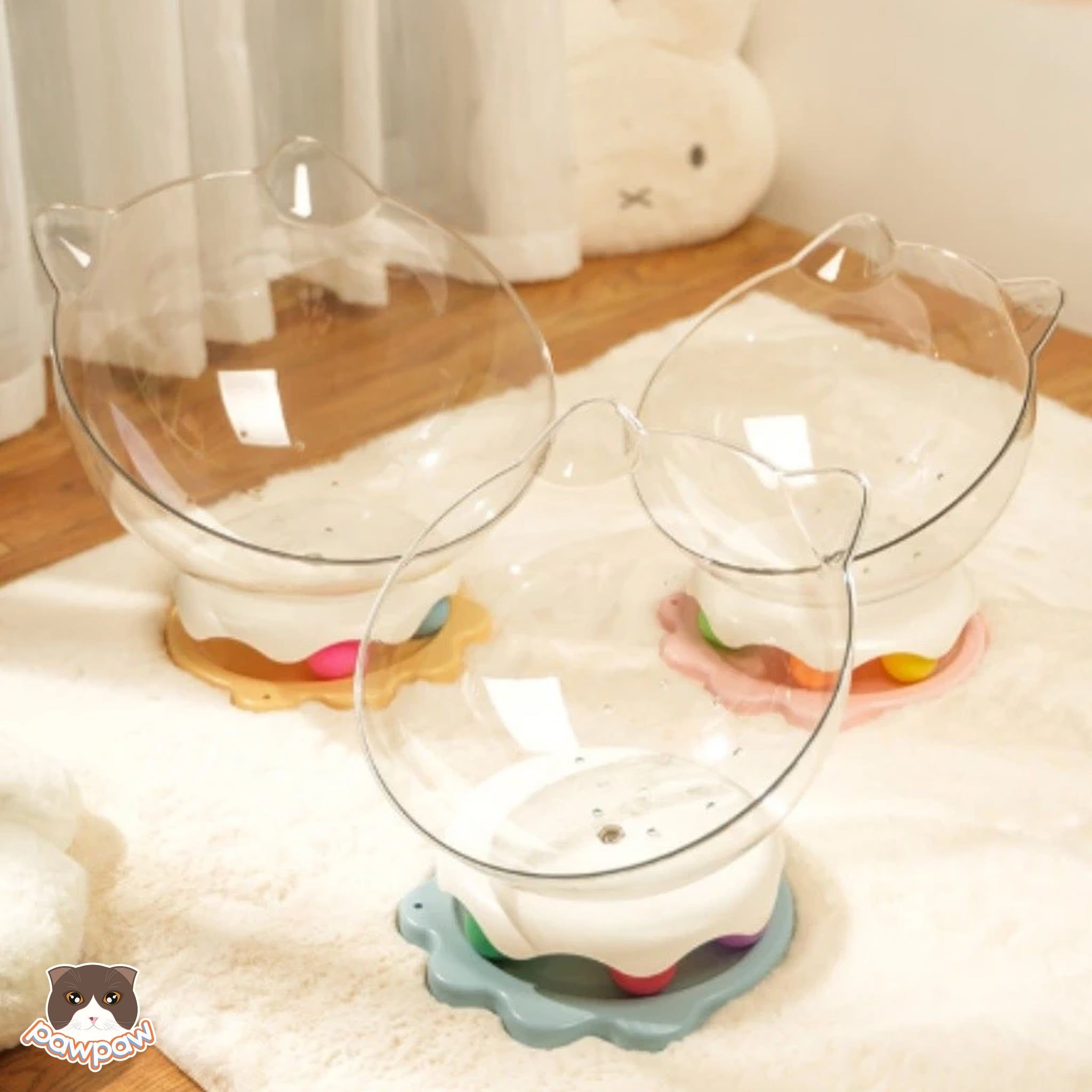  Giường trong suốt cho mèo 