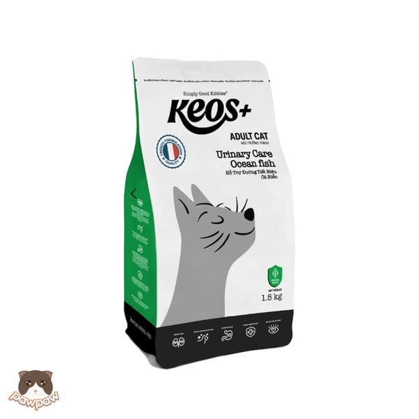  Hạt Keos Urinary hỗ trợ tiết niệu 1,5kg cho mèo 