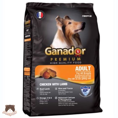  Thức ăn chó vị cừu Ganador Adult Lamb&Rice 3kg 