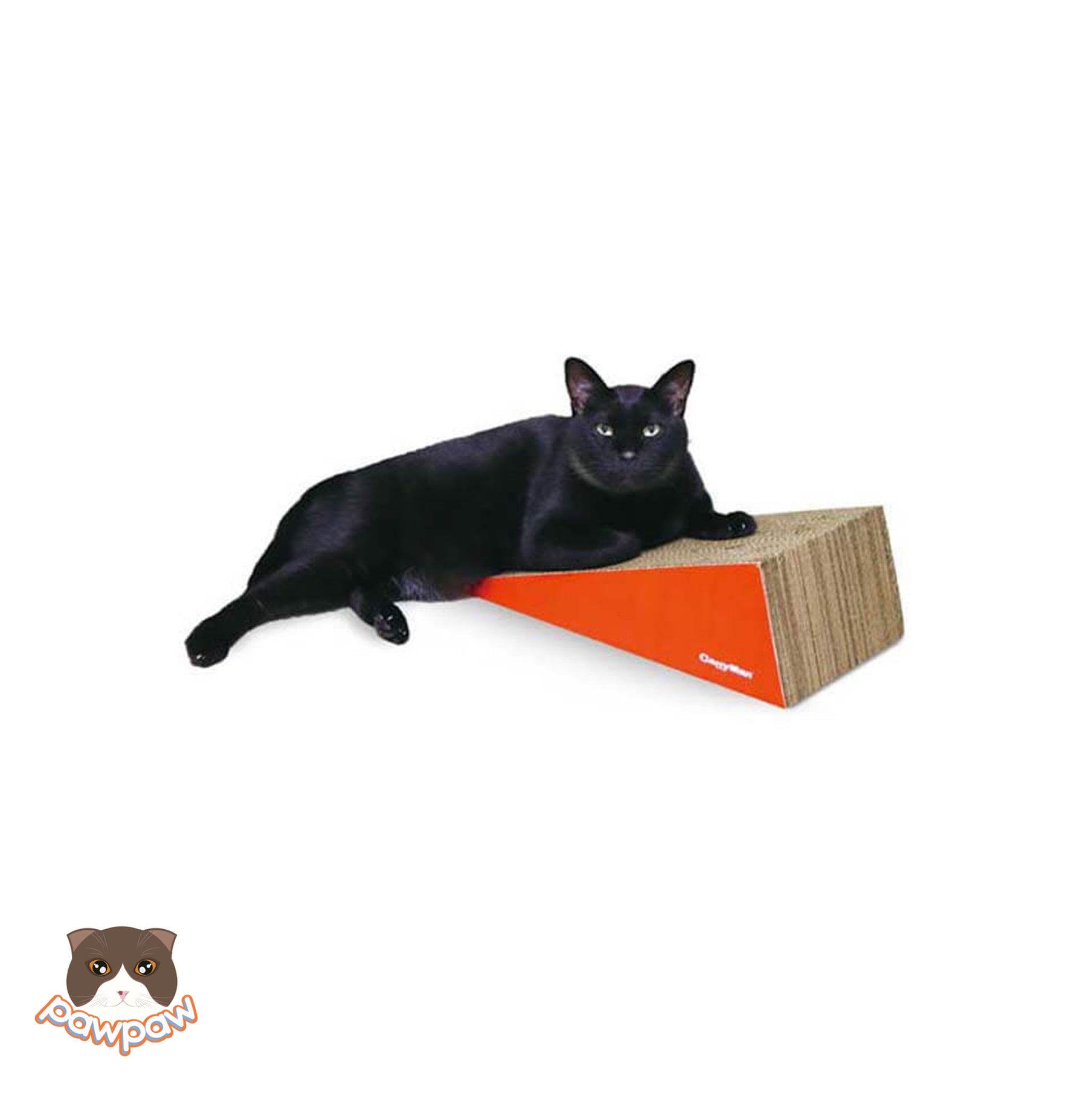  Cào móng carton hình tam giác Cattyman cho mèo 