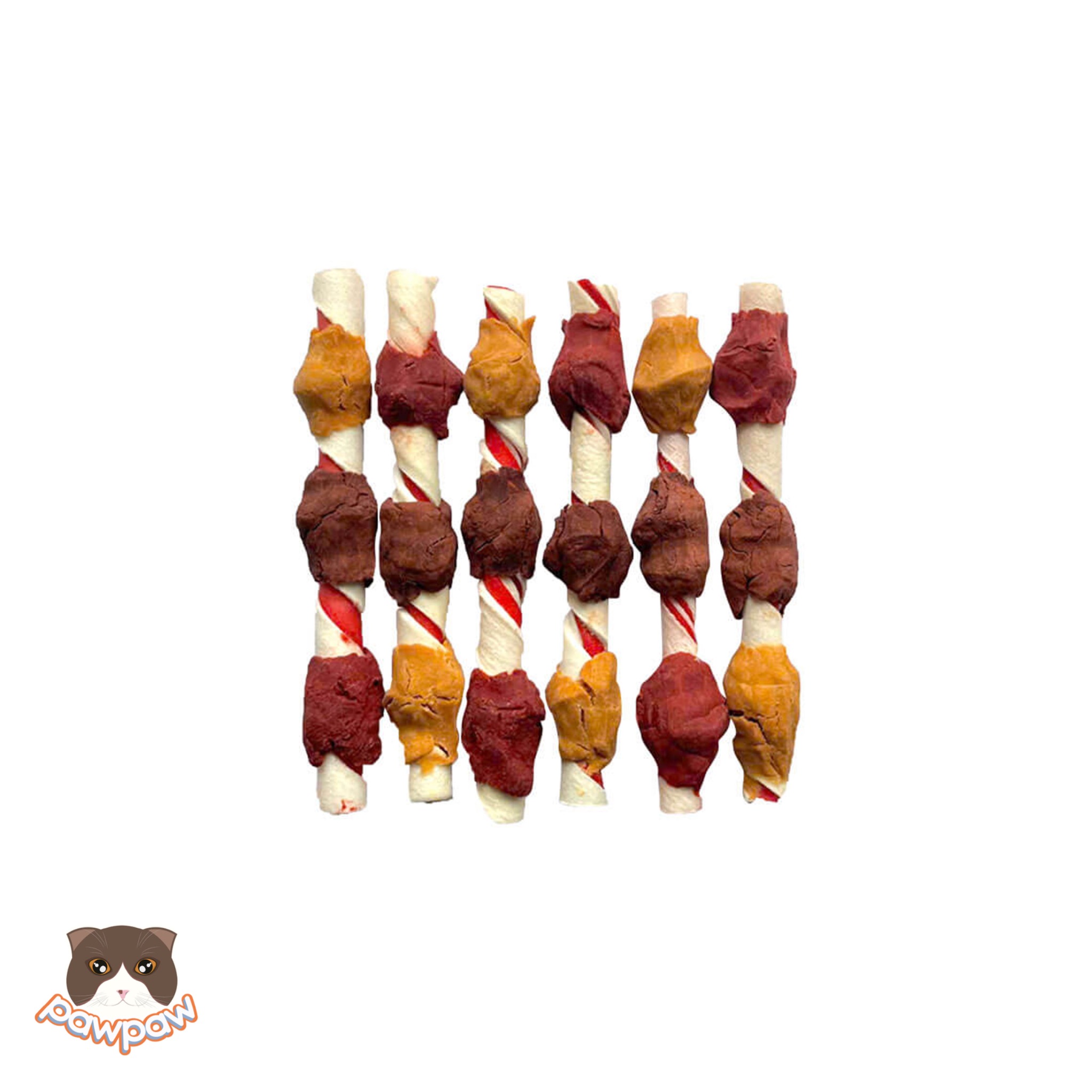  Que da bò cuốn thịt gà , vịt, gan 6 cây DoggyMan cho chó 