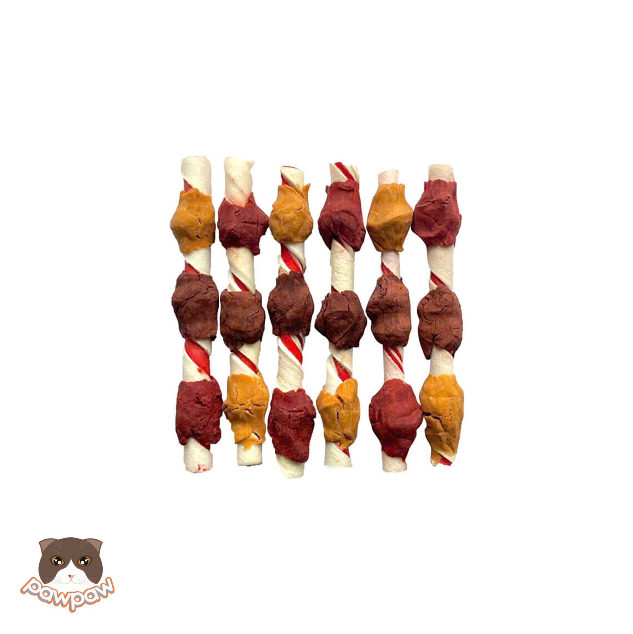  Que da bò cuốn thịt gà , vịt, gan 6 cây DoggyMan cho chó 