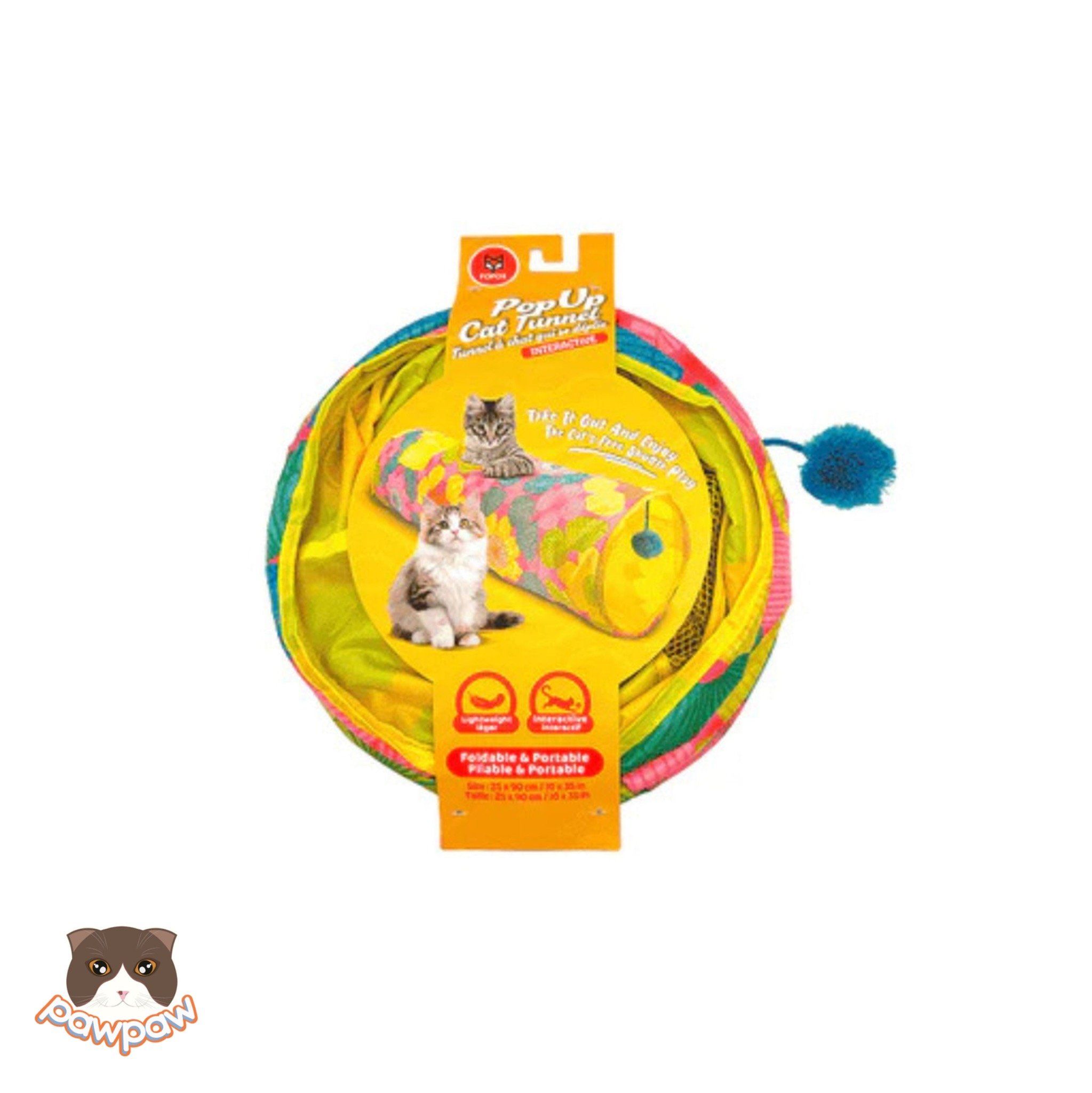  Đồ chơi đường hầm chống cào Fofos cho mèo 