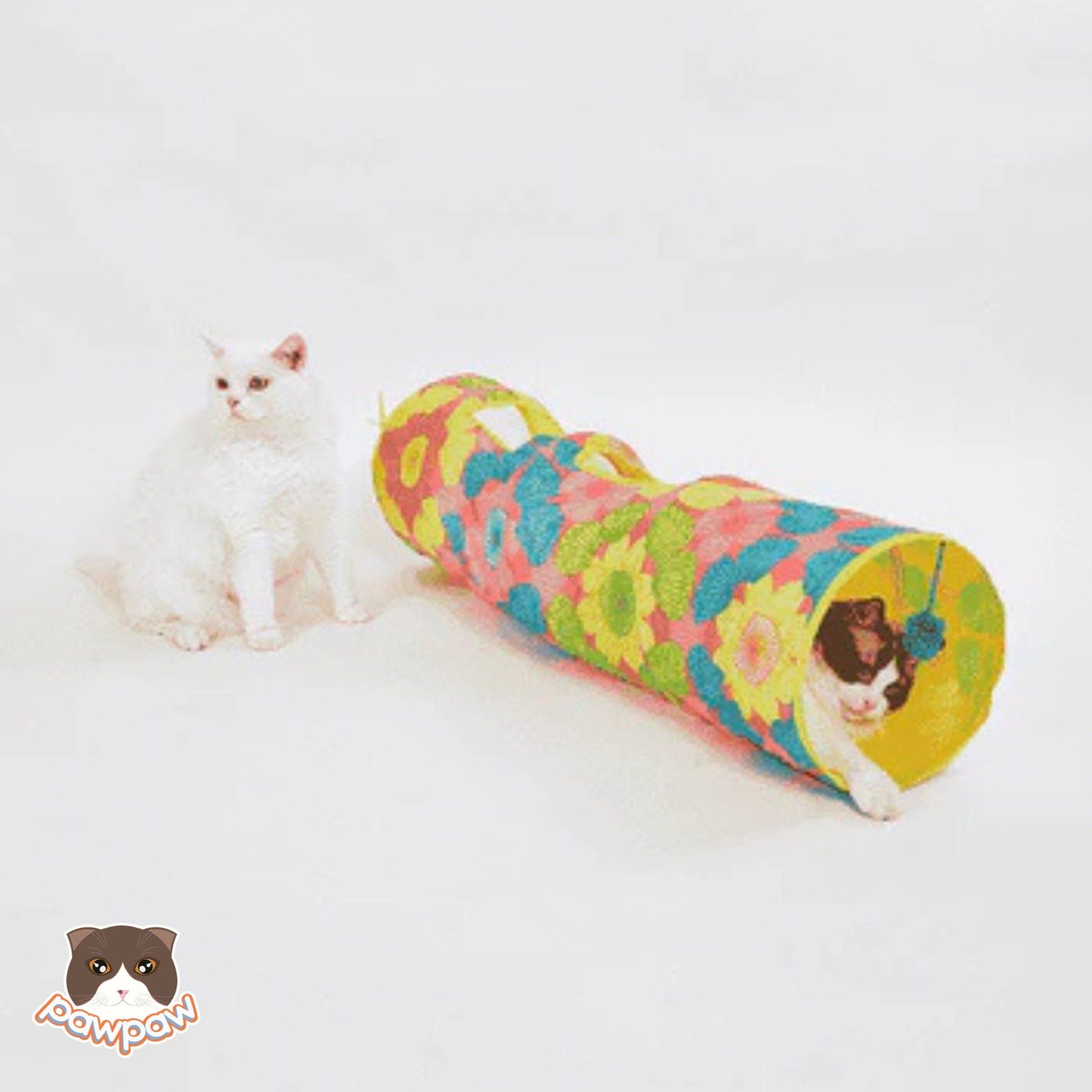  Đồ chơi đường hầm chống cào Fofos cho mèo 