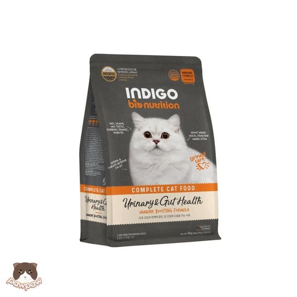  Thức ăn cho mèo tăng cường sức khỏe tiết niệu và tiêu hóa Indigo Urinary & Gut Health 2kg 