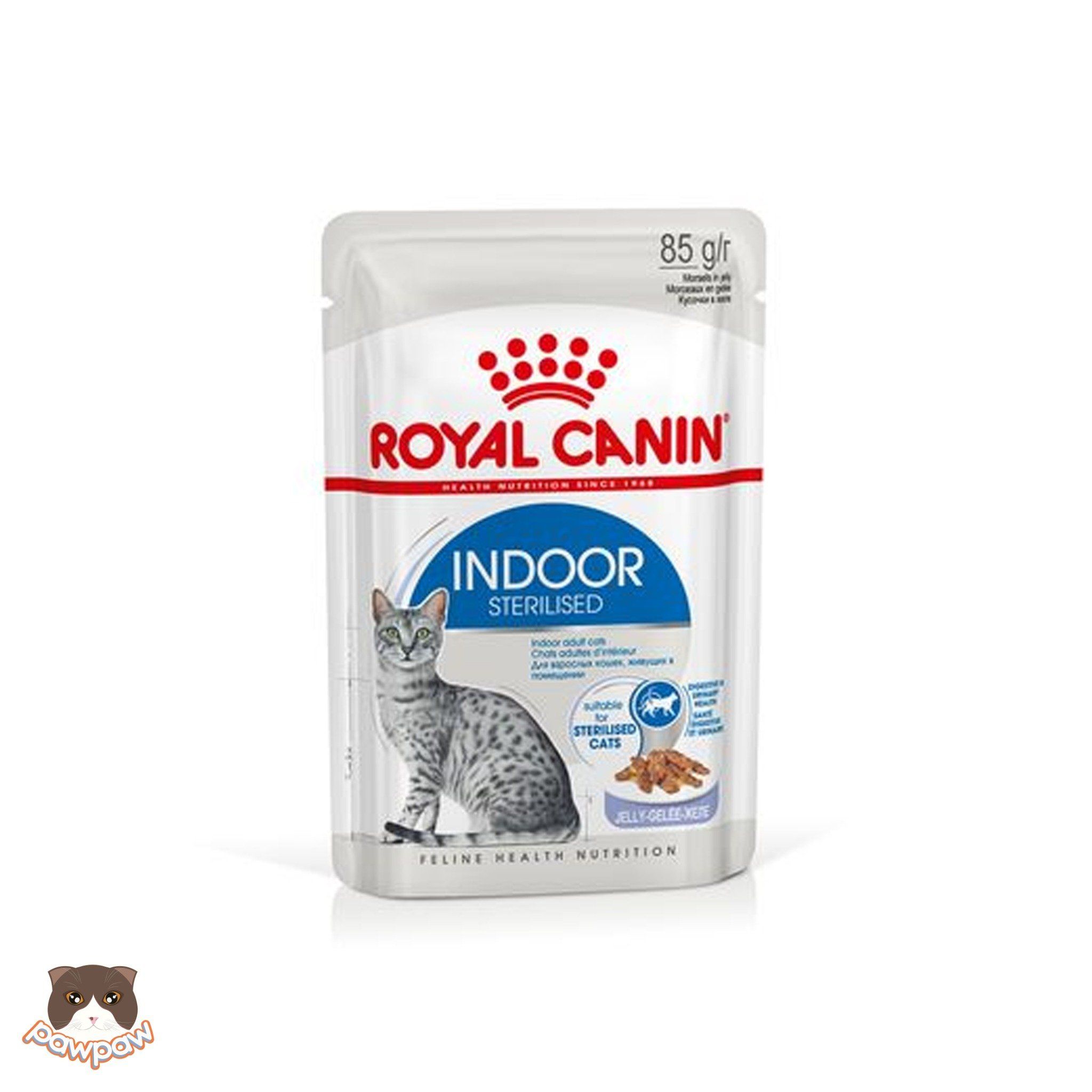  Thức ăn dạng sệt Royal Canin cho mèo - Indoor Sterilised 12x85gr 