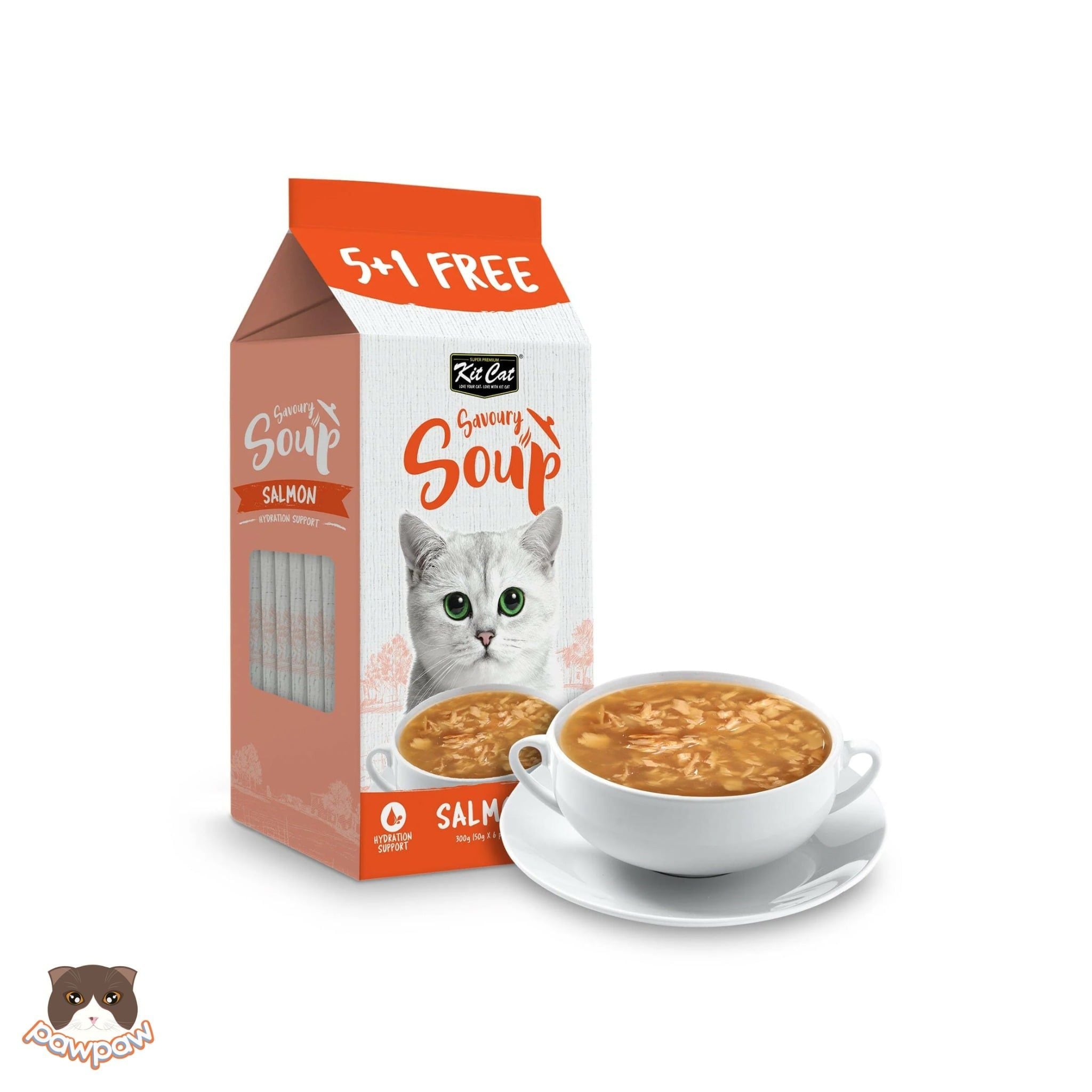  Thức ăn cho mèo dạng súp Kitcat (6x50g) 