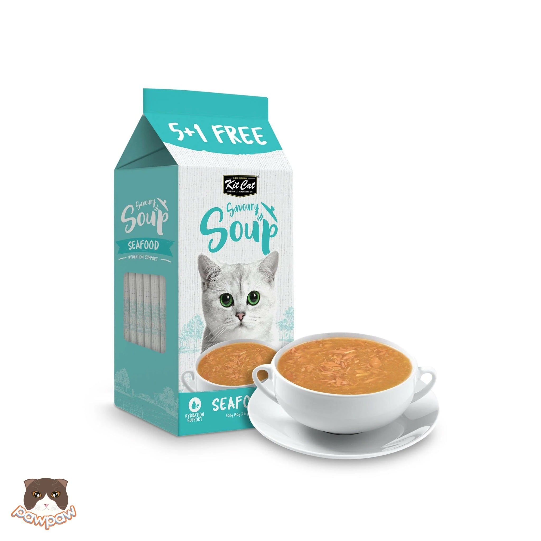  Thức ăn cho mèo dạng súp Kitcat (6x50g) 